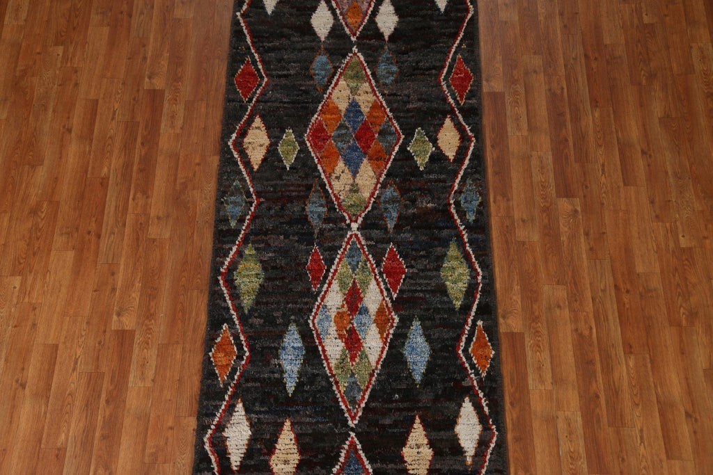 Geometric Moroccan Runner Rug 3x10