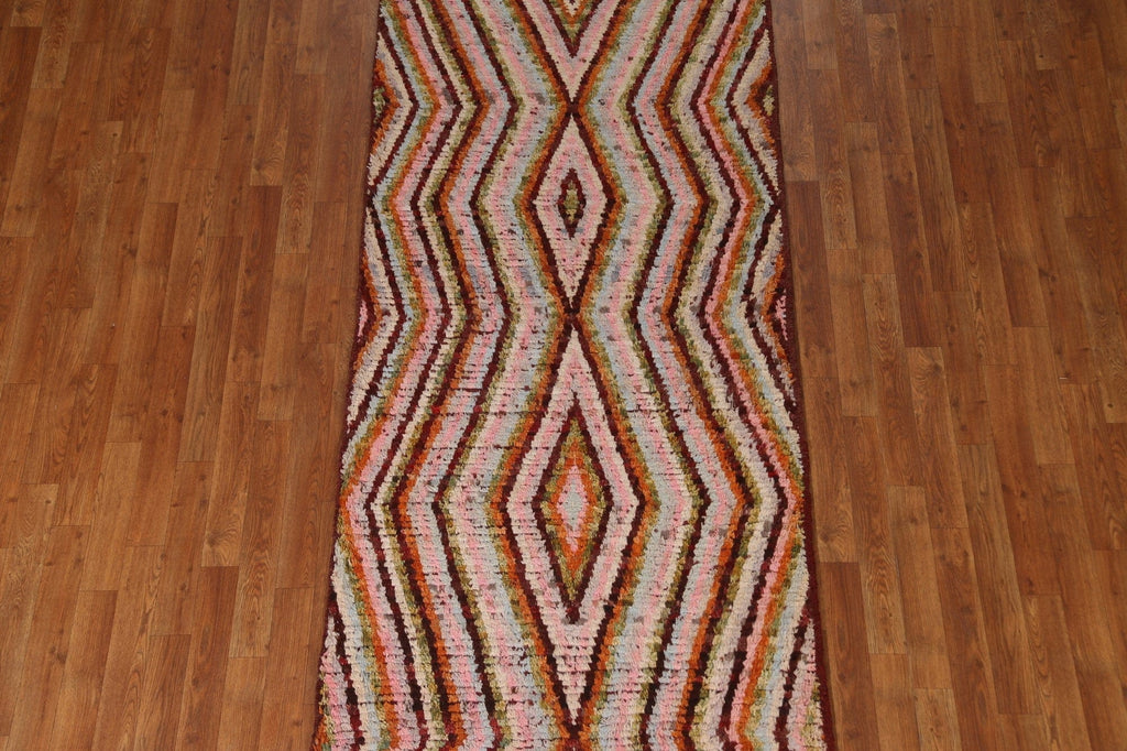 Geometric Moroccan Runner Rug 3x10