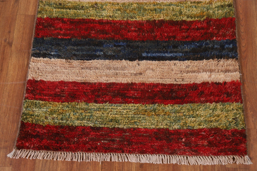 Tribal Moroccan Runner Rug 3x10