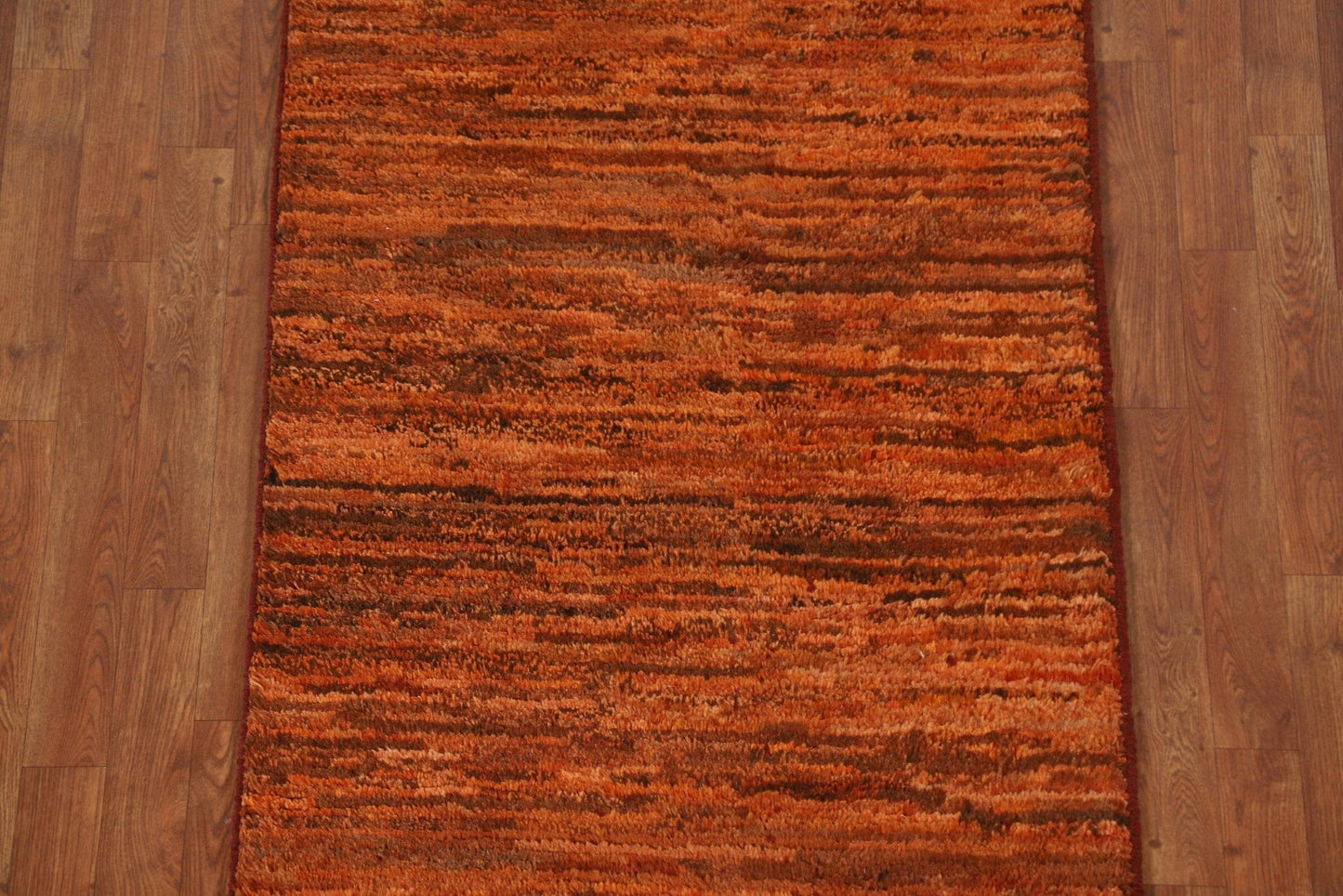 Orange Moroccan Runner Rug 3x10