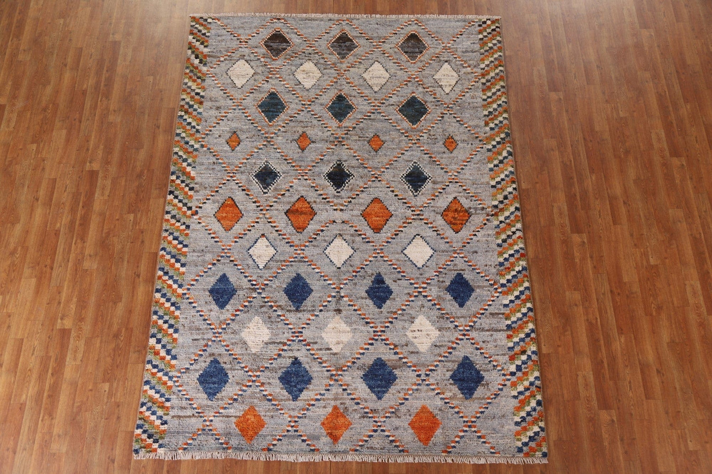 Trellis Moroccan Area Rug 7x9