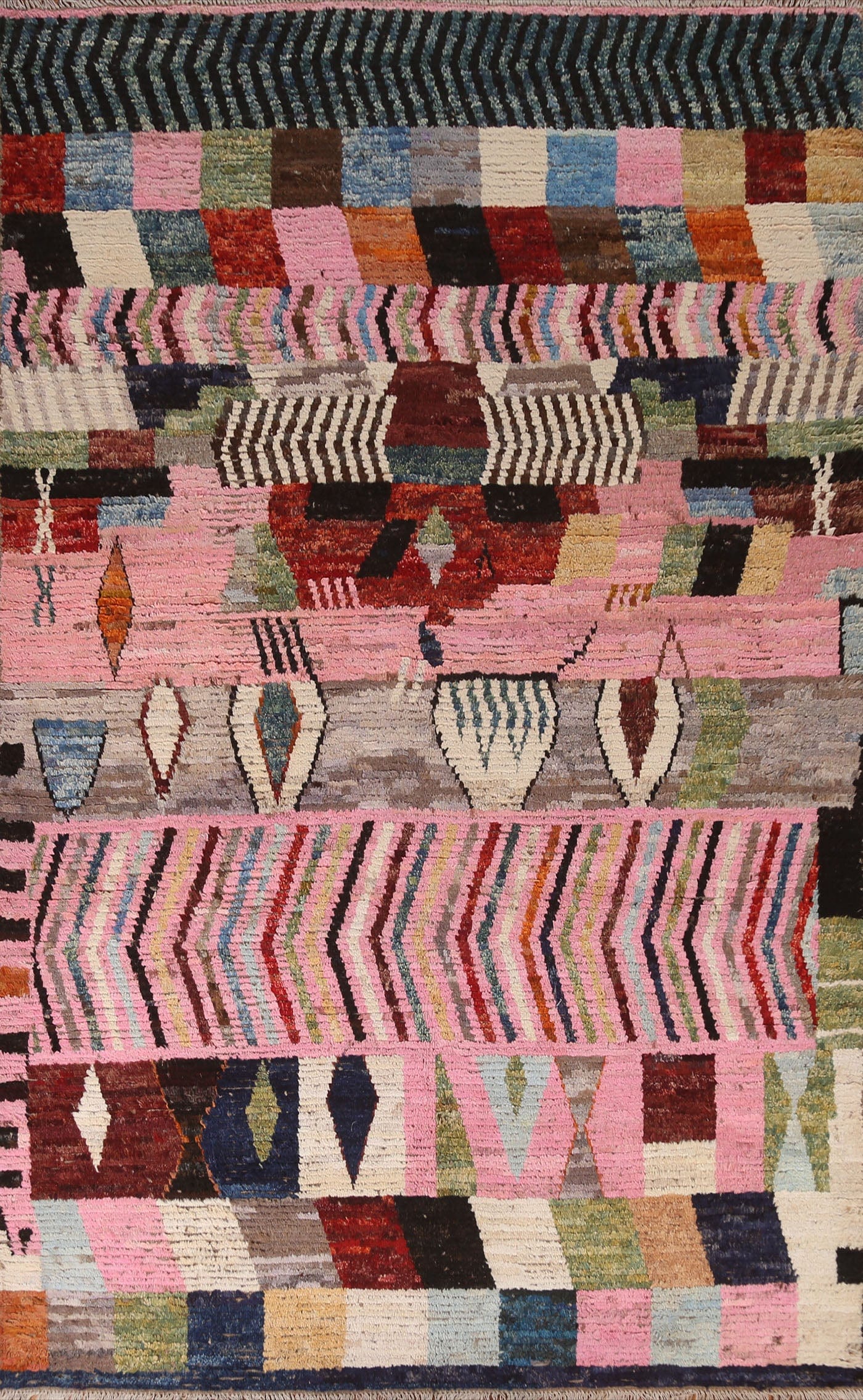 Abstract Moroccan Area Rug 7x10