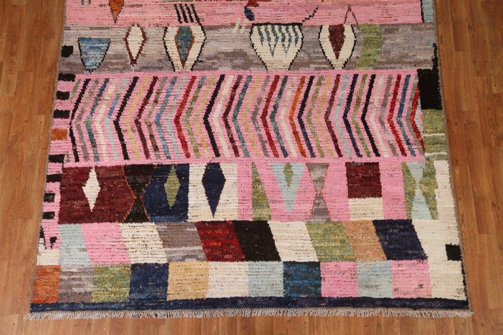 Abstract Moroccan Area Rug 7x10