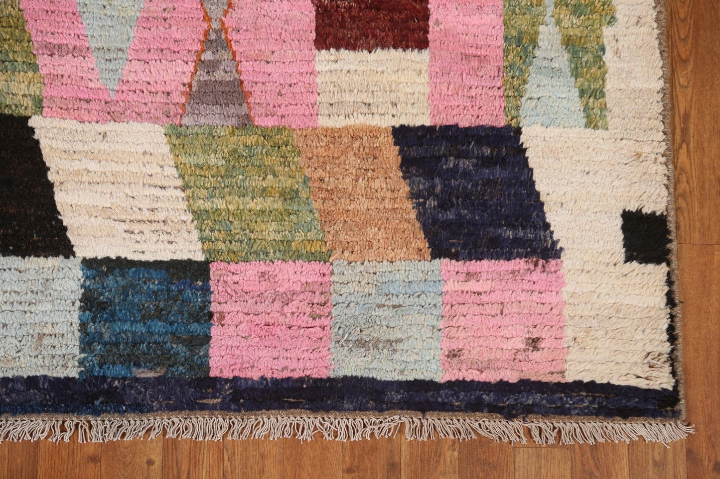 Abstract Moroccan Area Rug 7x10