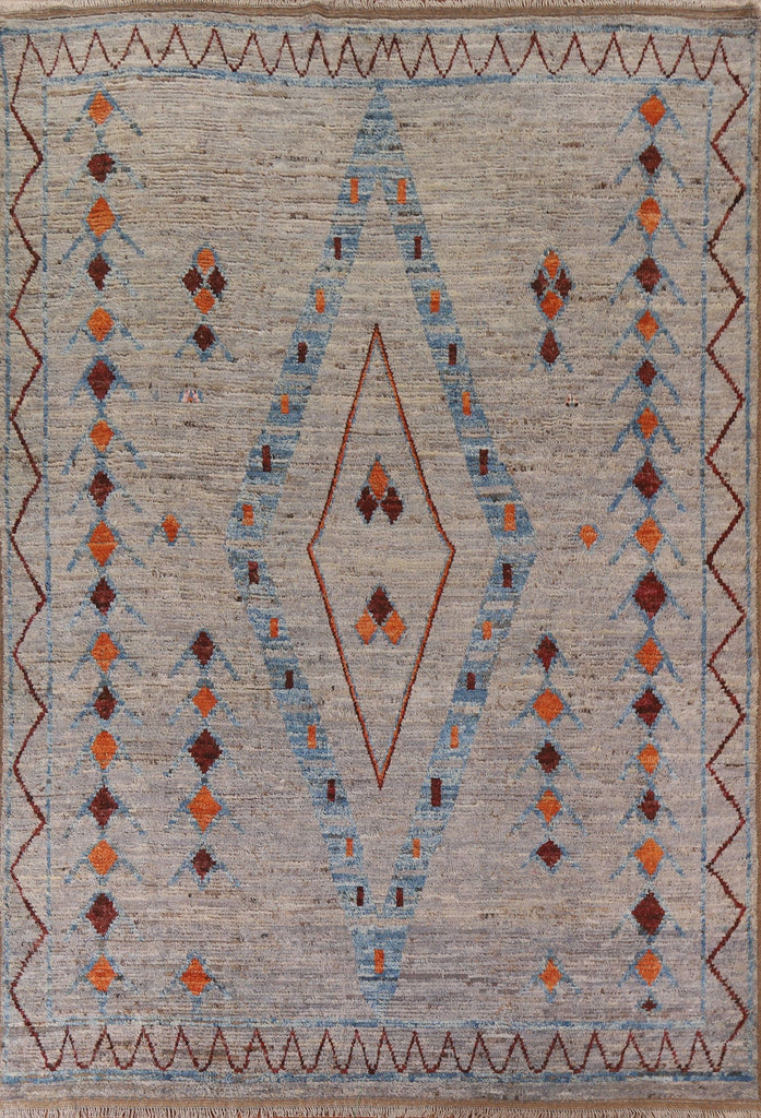 Geometric Moroccan Area Rug 9x12