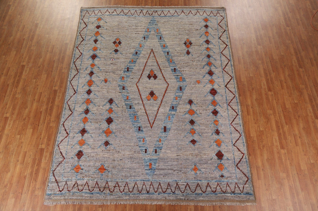 Geometric Moroccan Area Rug 9x12