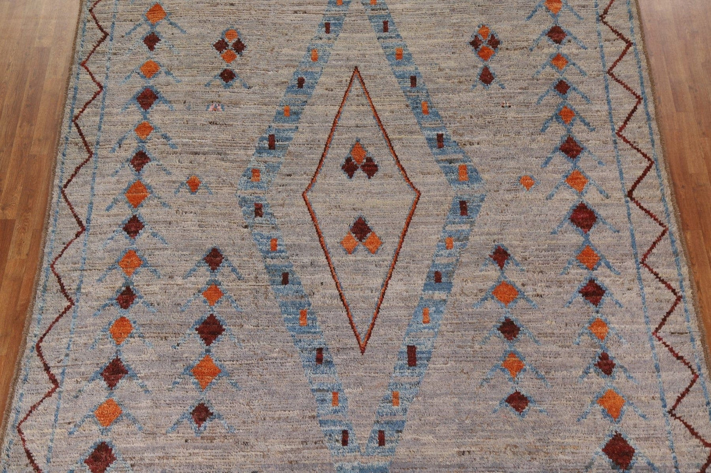 Geometric Moroccan Area Rug 9x12