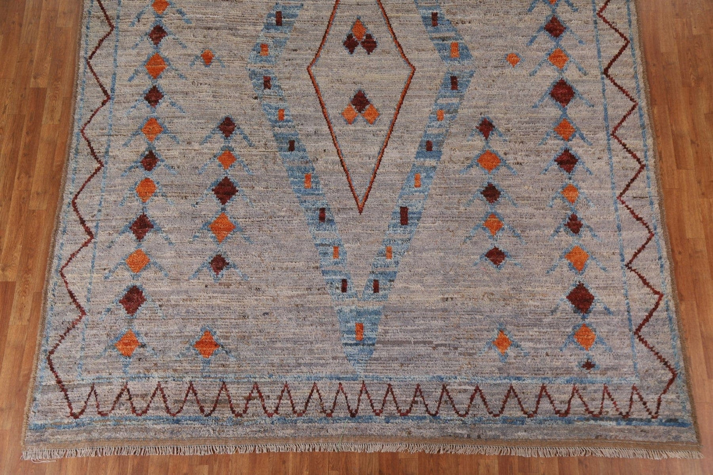 Geometric Moroccan Area Rug 9x12