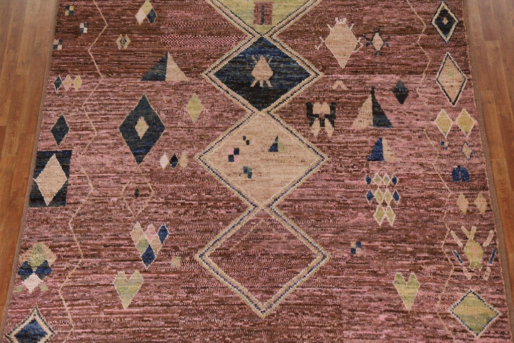 Tribal Moroccan Oriental Area Rug 8x10