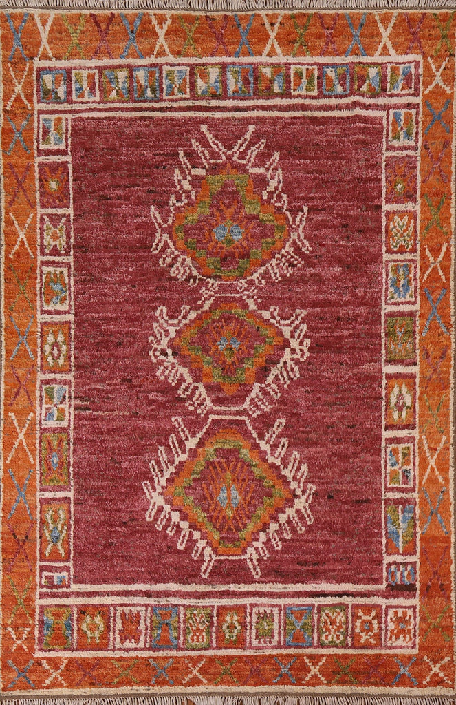 Geometric Moroccan Area Rug 5x8