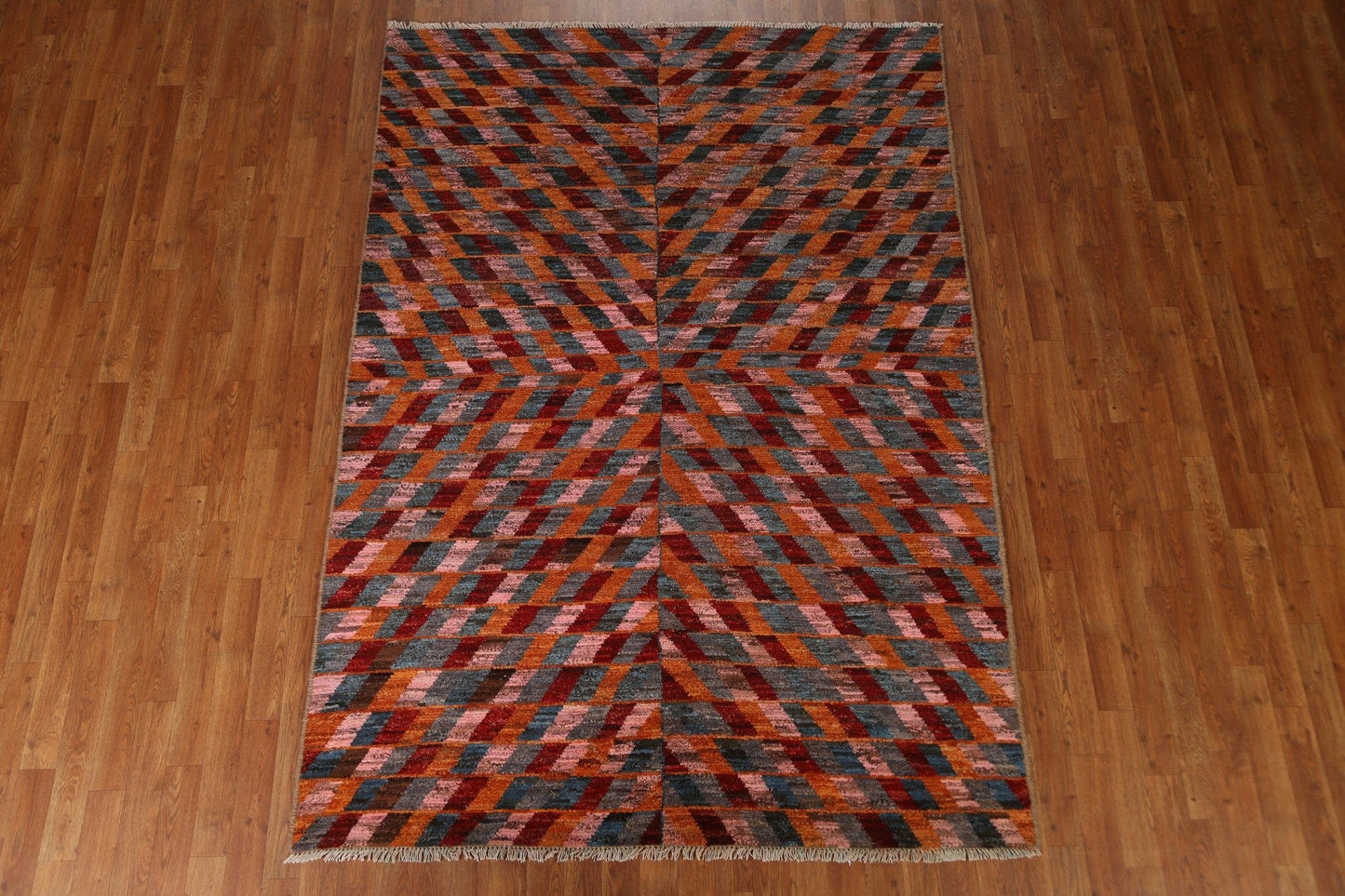 Contemporary Moroccan Area Rug 6x8