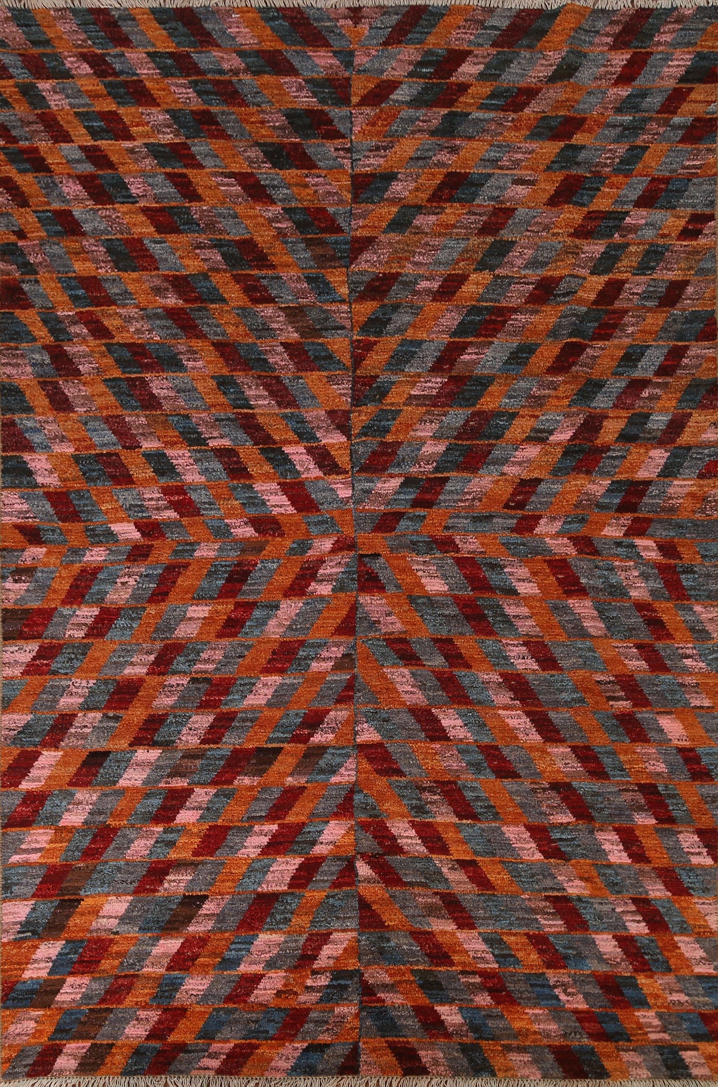 Contemporary Moroccan Area Rug 6x8