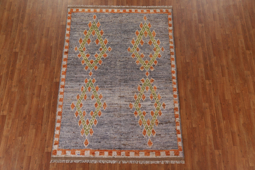 Geometric Moroccan Area Rug 6x8