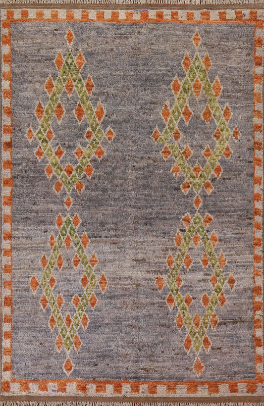 Geometric Moroccan Area Rug 6x8