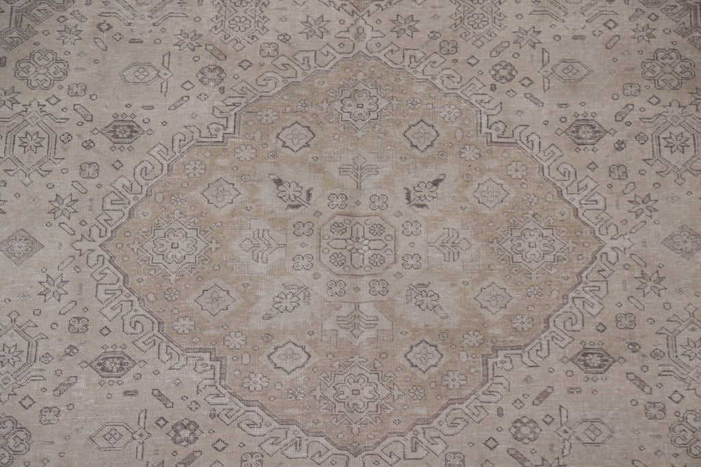 Distressed Muted Tabriz Persian Area Rug 8x11