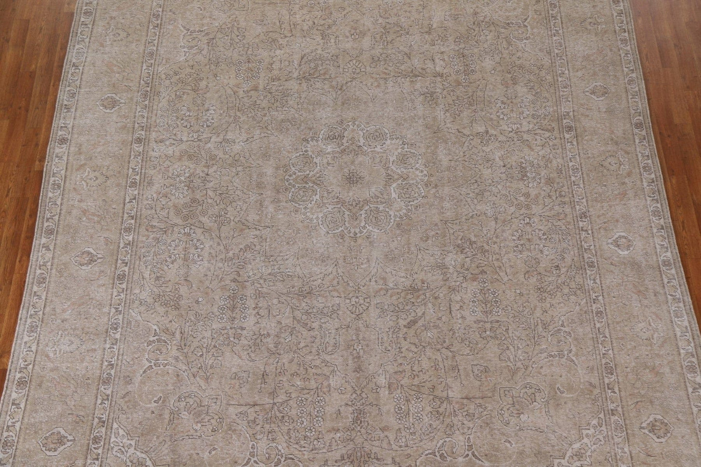 Distressed Tabriz Persian Area Rug 10x13