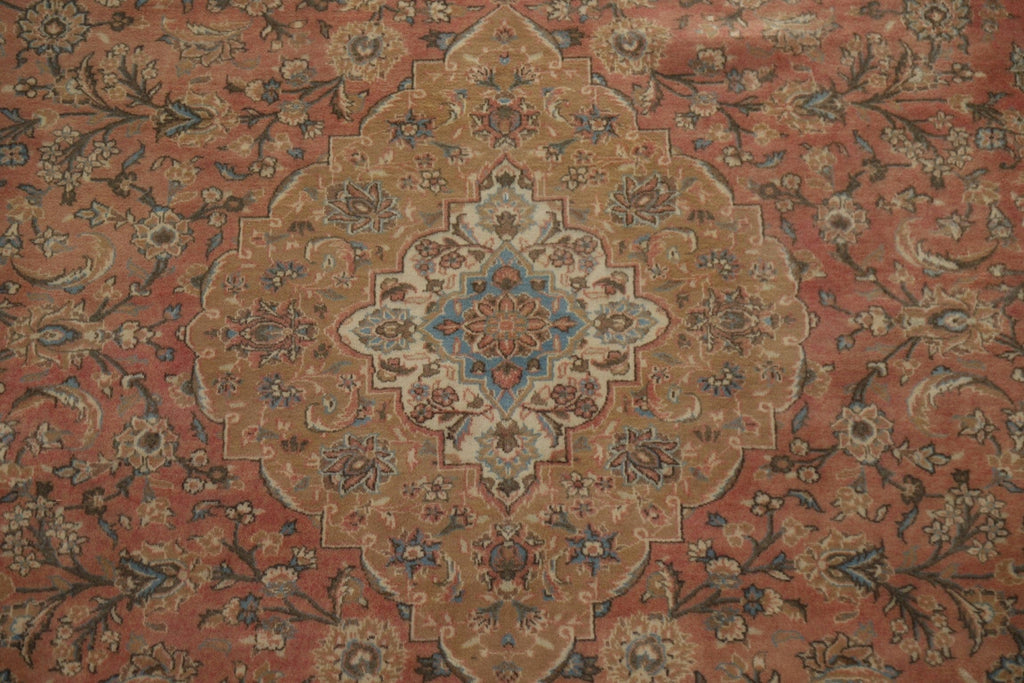 Traditional Kashan Persian Large Rug 10x14