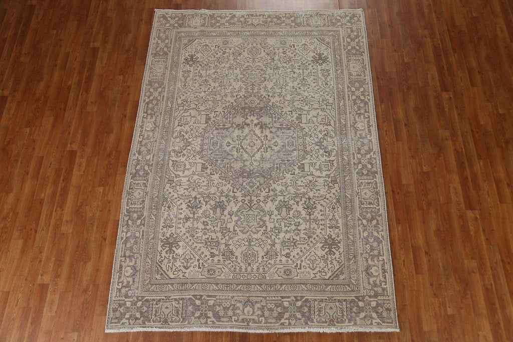 Geometric Tabriz Persian Area Rug 6x9