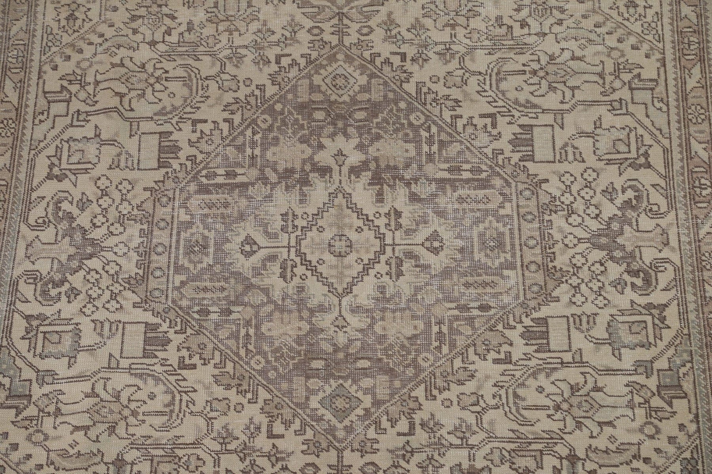 Geometric Tabriz Persian Area Rug 6x9