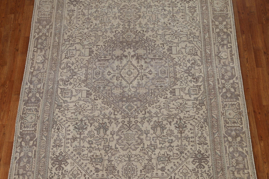 Geometric Tabriz Persian Area Rug 6x9