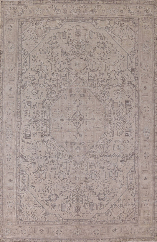 Vintage Tabriz Persian Area Rug 6x9