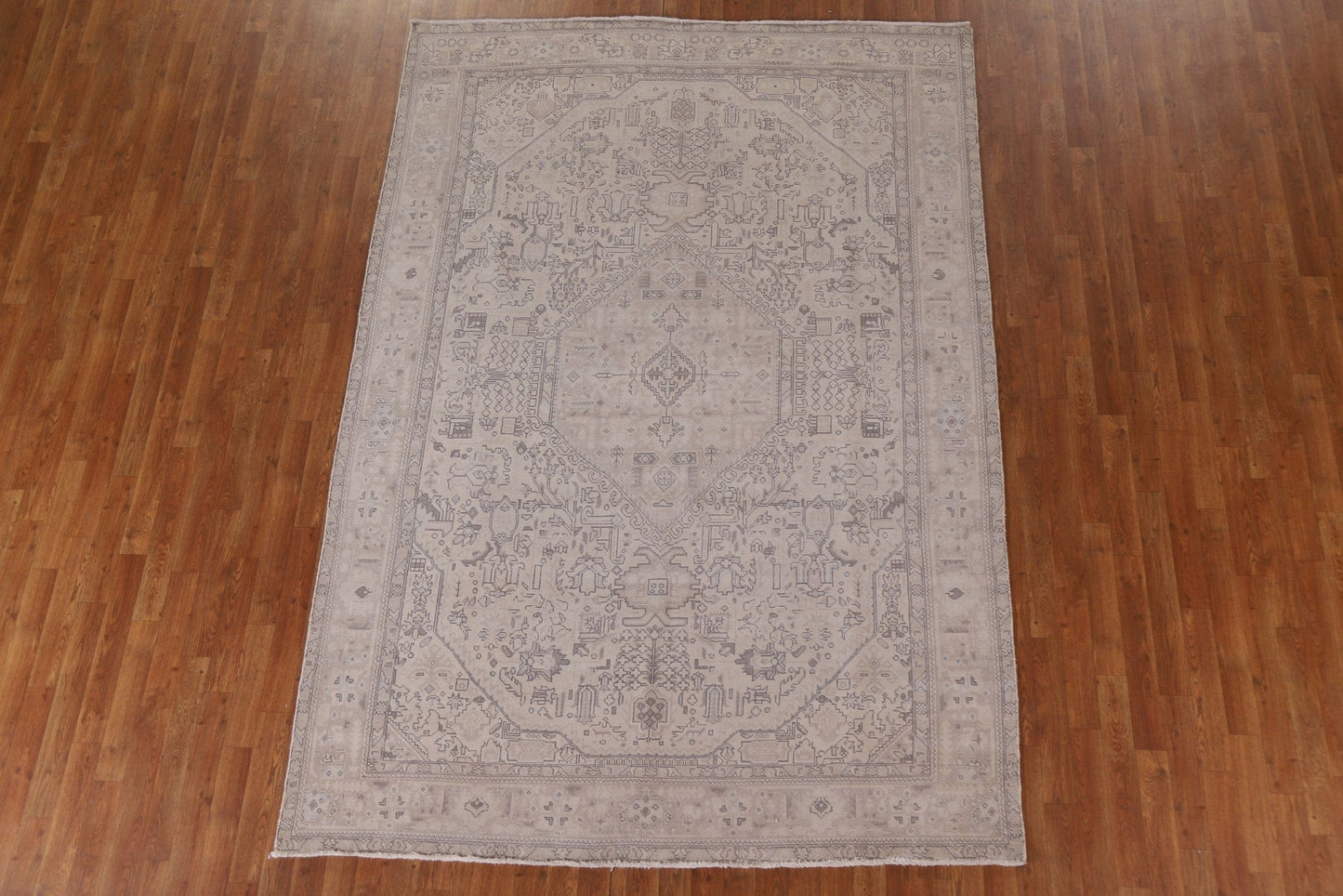 Vintage Tabriz Persian Area Rug 6x9