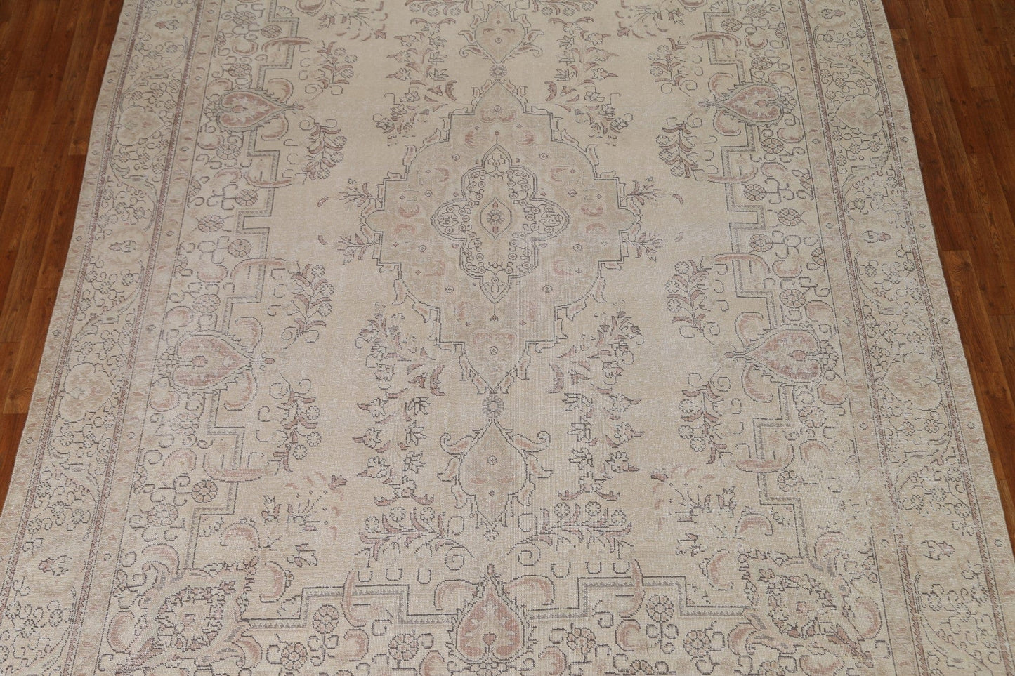 Vintage Tabriz Persian Area Rug 9x12