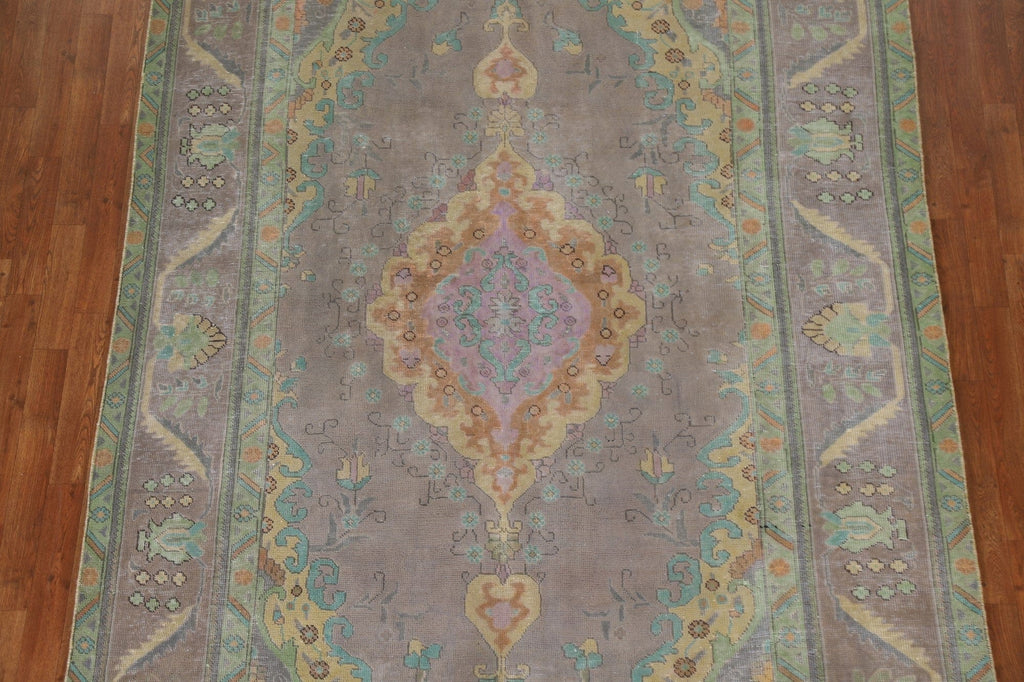 Over-Dyed Tabriz Persian Area Rug 7x10