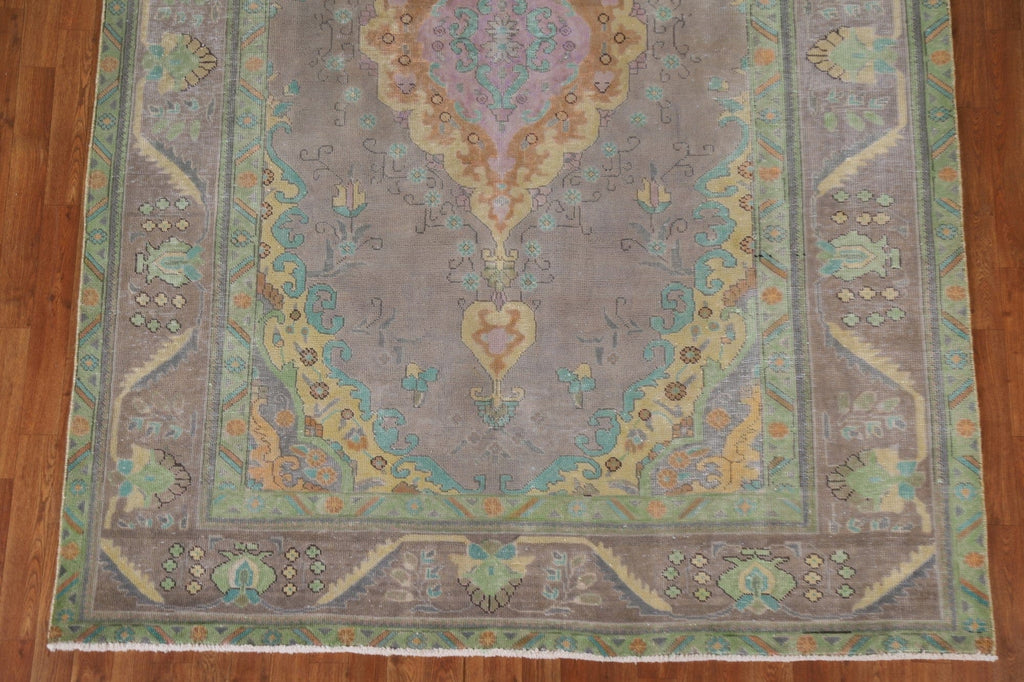 Over-Dyed Tabriz Persian Area Rug 7x10