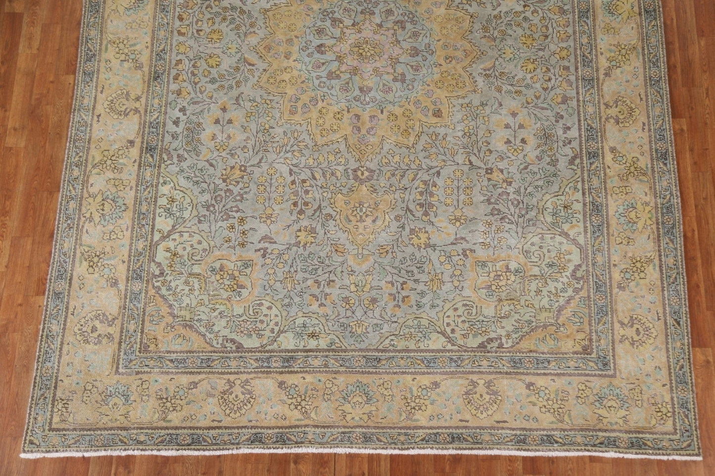 Vintage Floral Tabriz Persian Area Rug 8x11