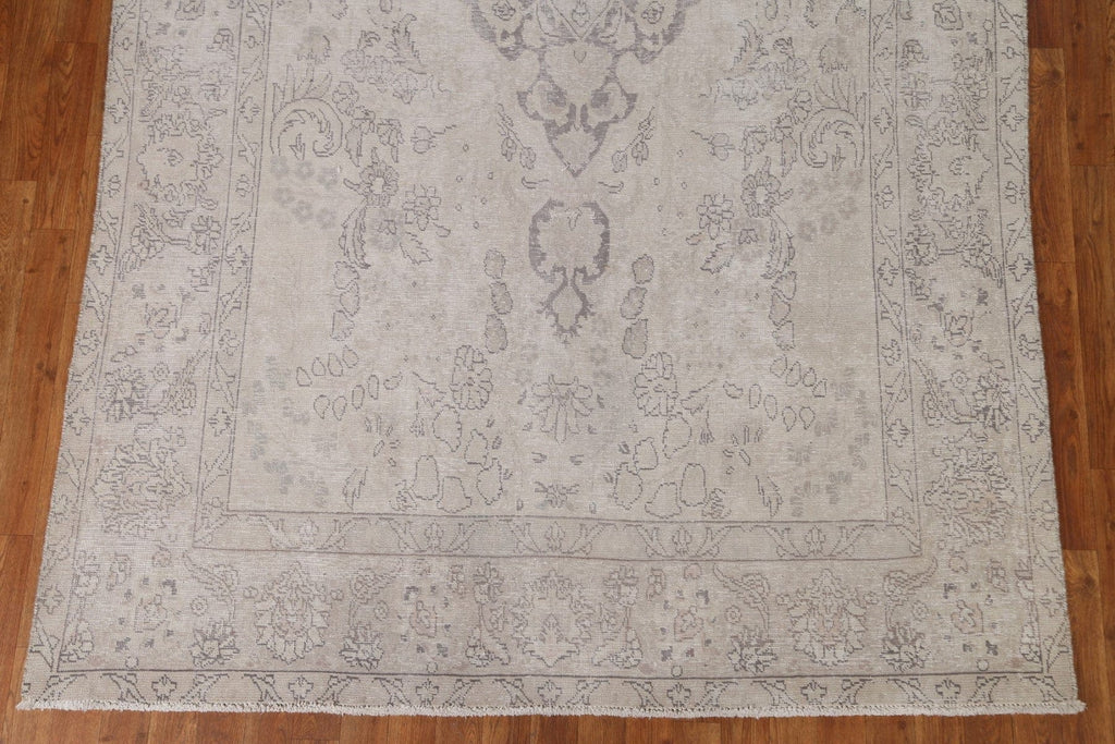 Distressed Tabriz Persian Area Rug 6x10