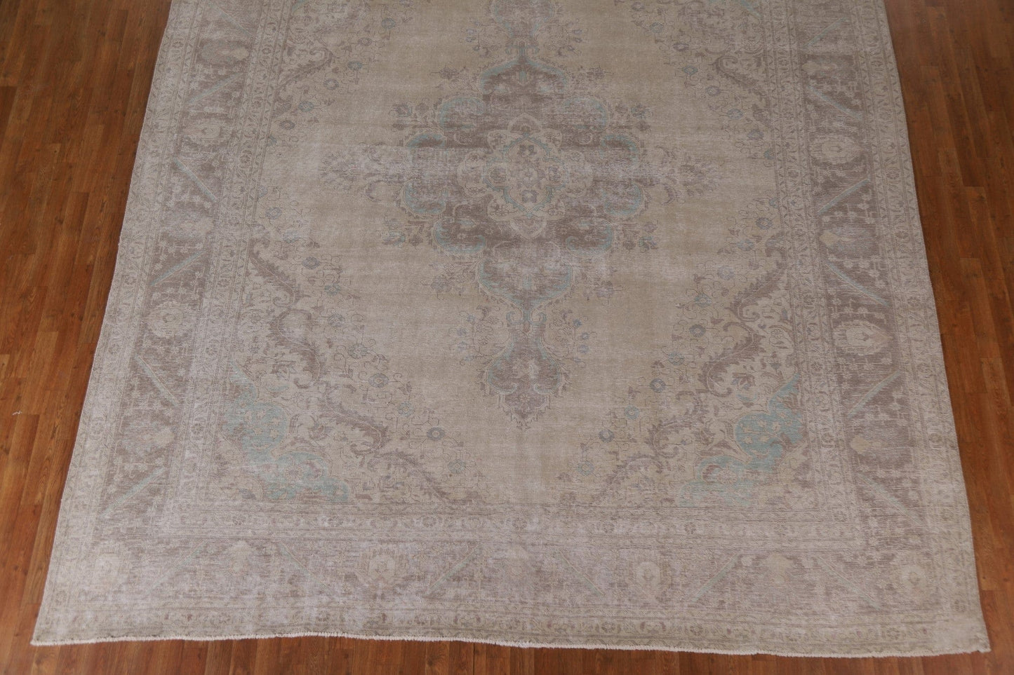 Distressed Tabriz Persian Large Rug 11x13