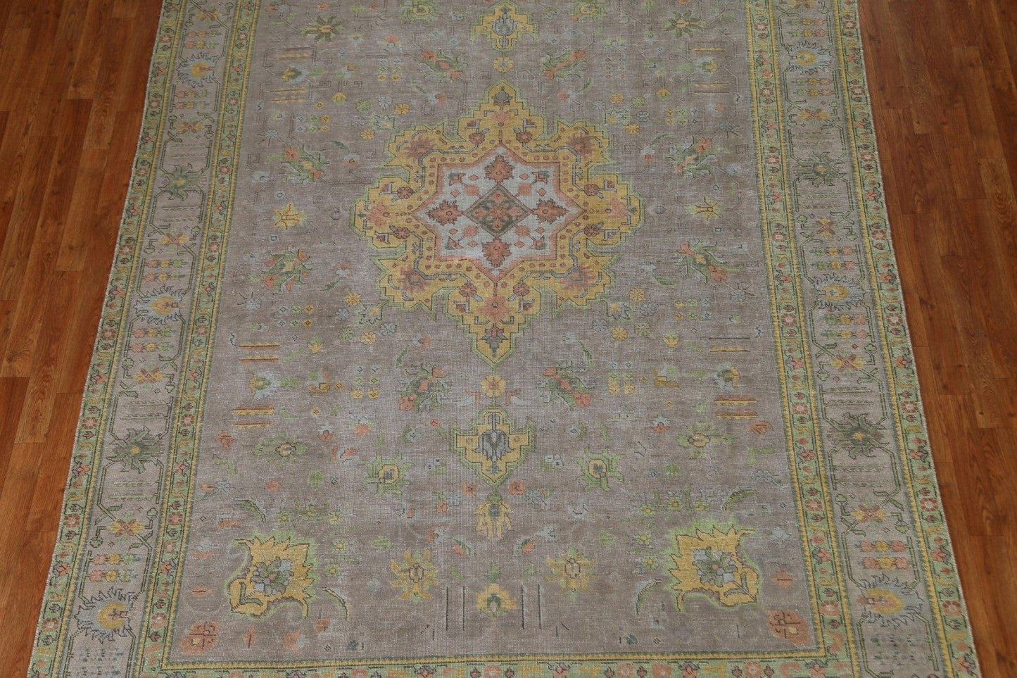 Distressed Over-Dyed Tabriz Persian Area Rug 8x11