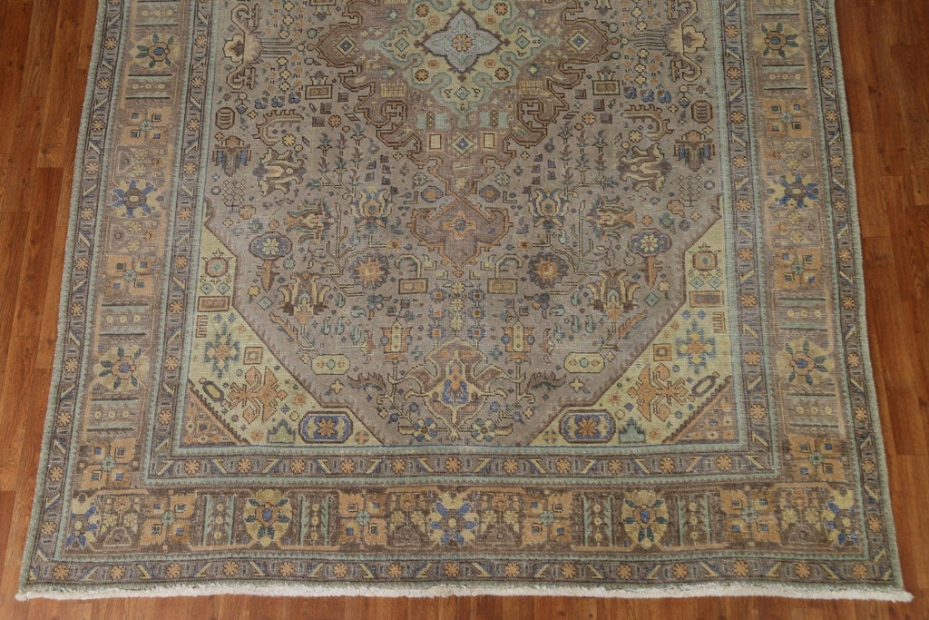 Geometric Tabriz Persian Area Rug 8x11