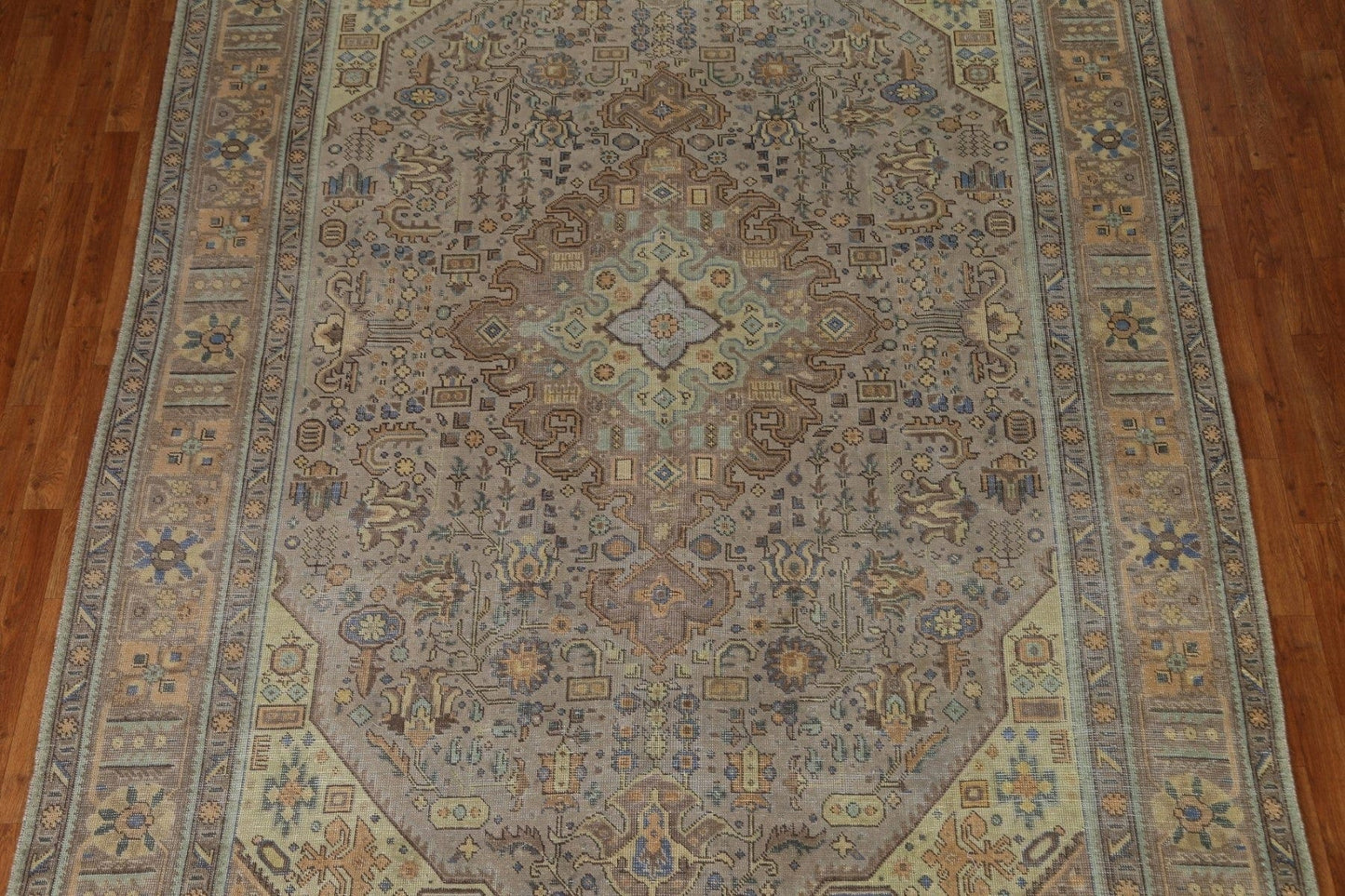 Geometric Tabriz Persian Area Rug 8x11