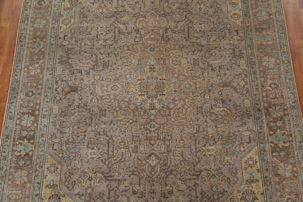 Distressed Tabriz Persian Area Rug 8x11