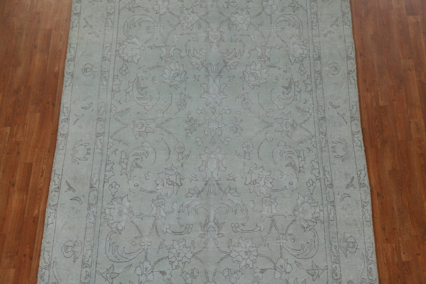 Distressed Over-Dyed Tabriz Persian Area Rug 6x10