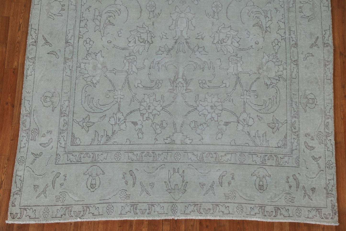 Distressed Over-Dyed Tabriz Persian Area Rug 6x10