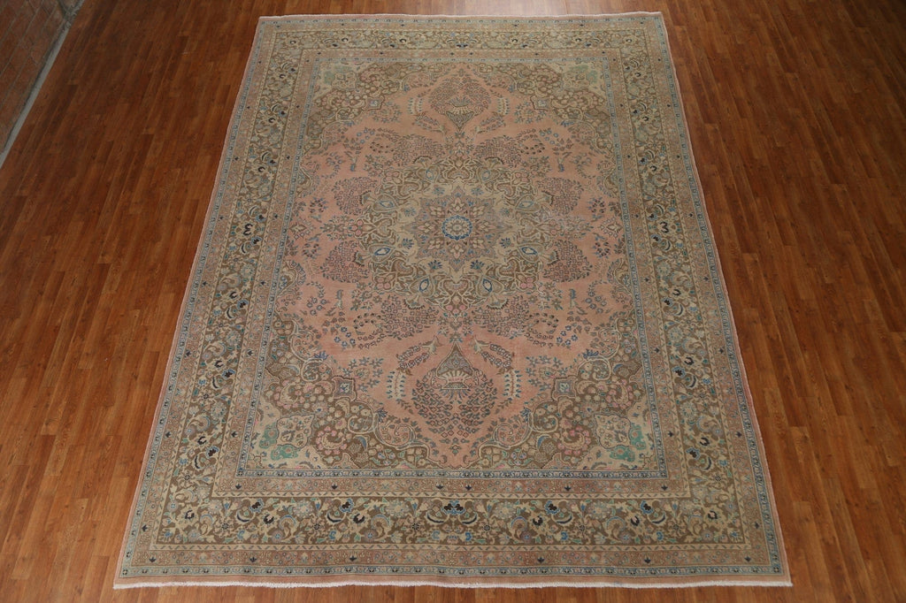 Traditional Mashad Persian Area Rug 9x12