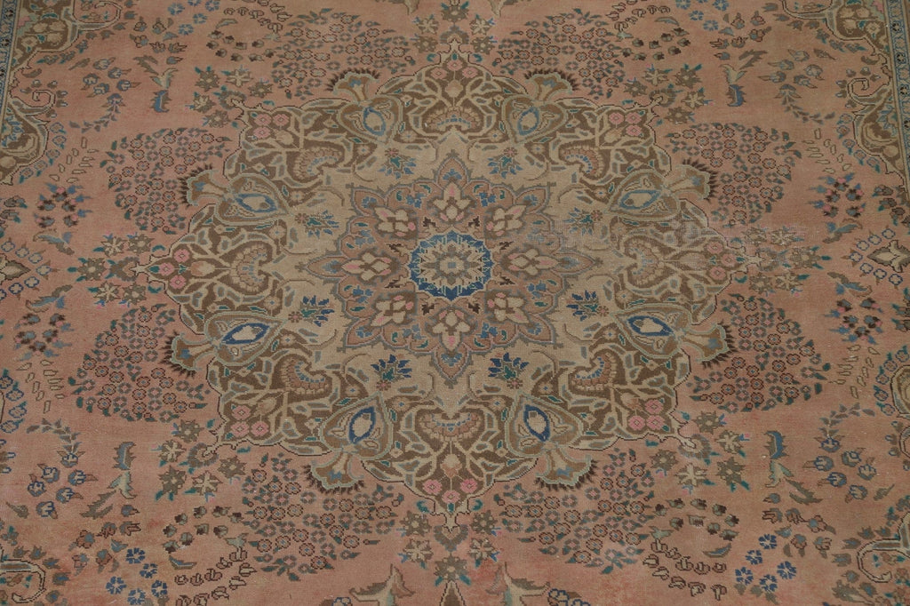 Traditional Mashad Persian Area Rug 9x12