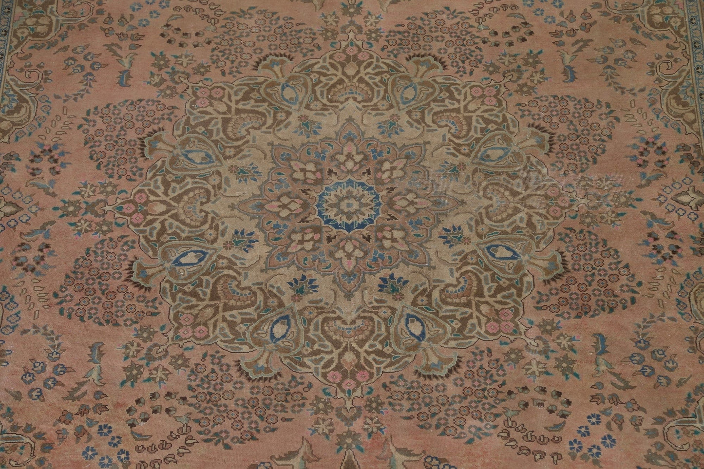 Traditional Mashad Persian Area Rug 9x12