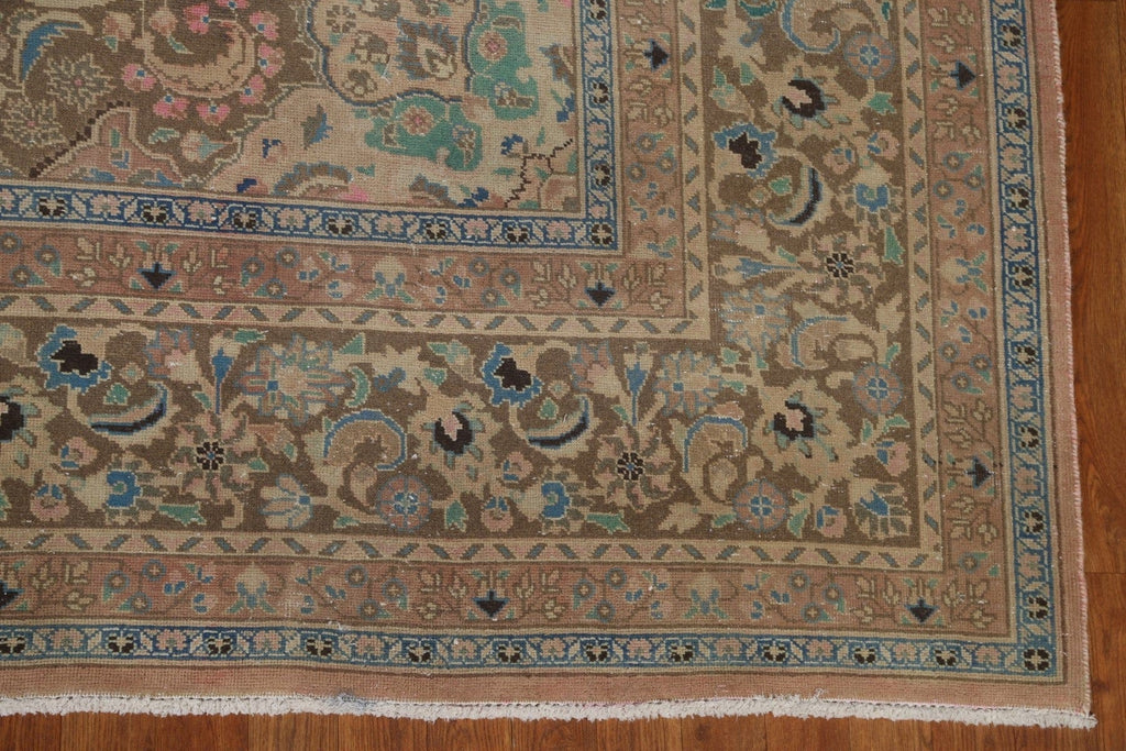 Traditional Mashad Persian Area Rug 9x12