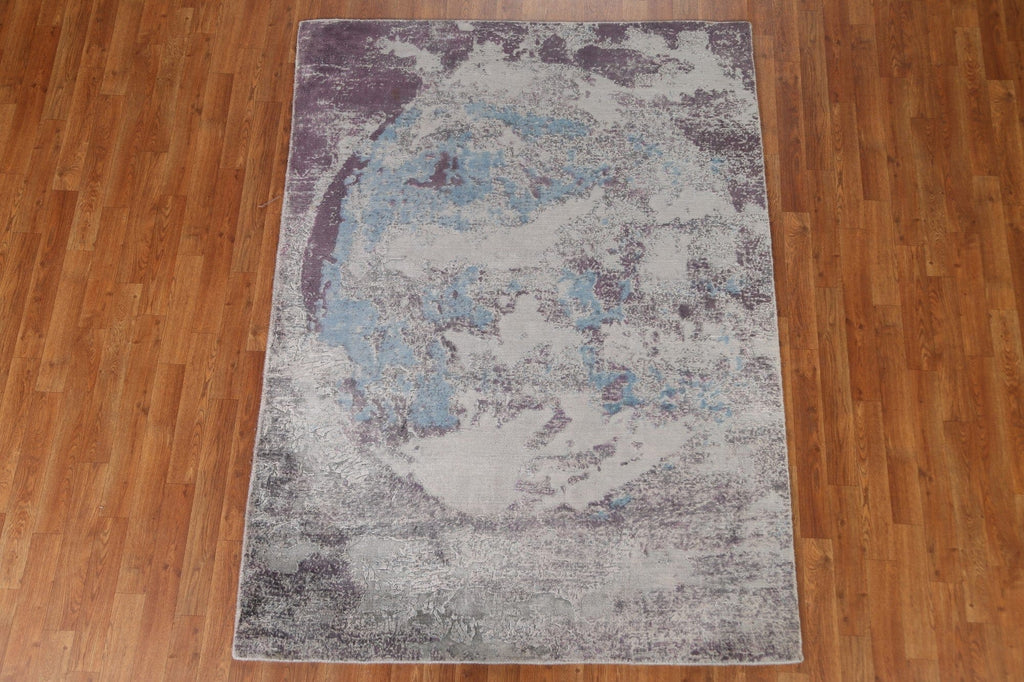 Contemporary Abstract Area Rug 5x7