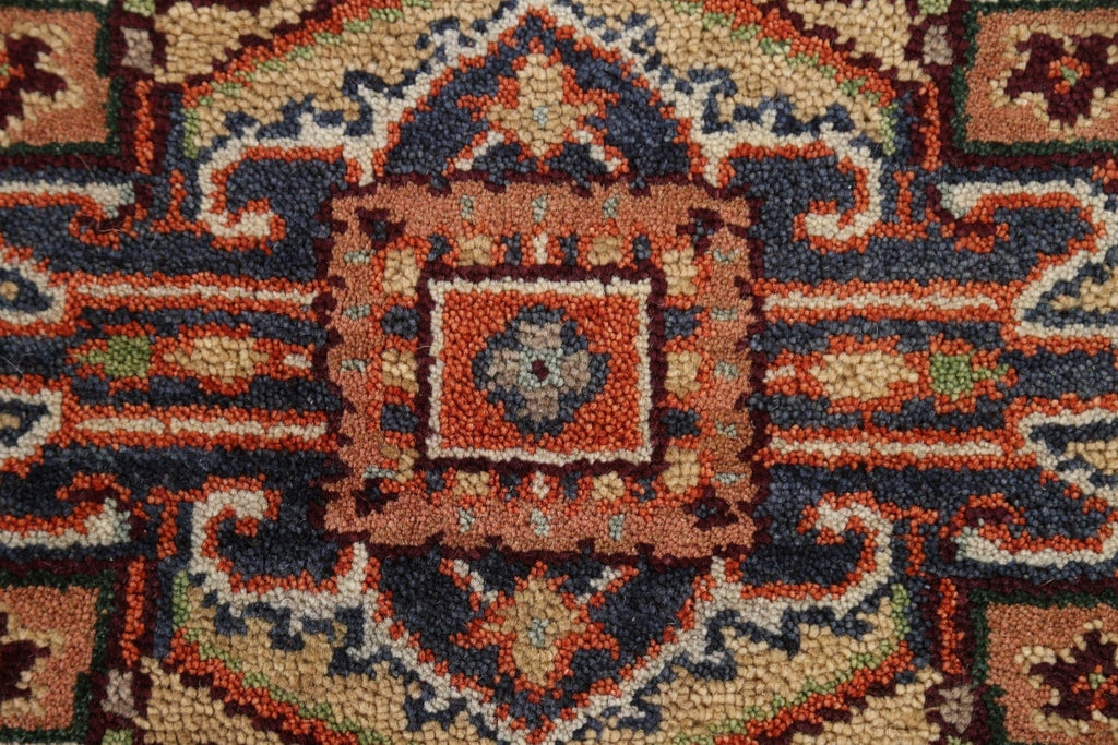 Wool Heriz Serapi Round Area Rug 5x5