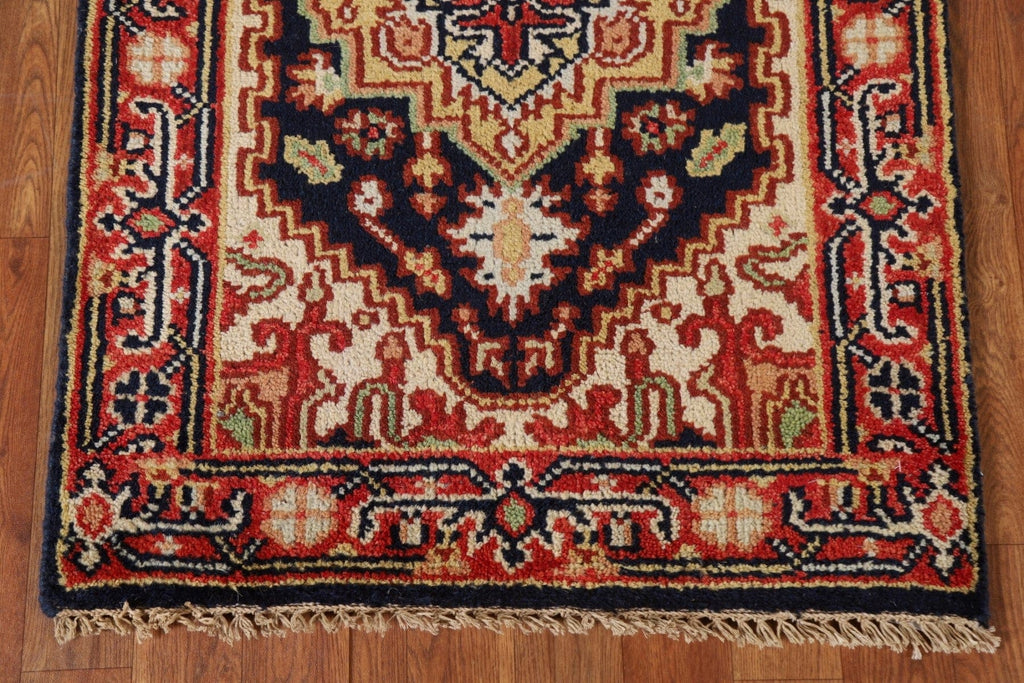 Geometric Heriz Serapi Runner Rug 2x6