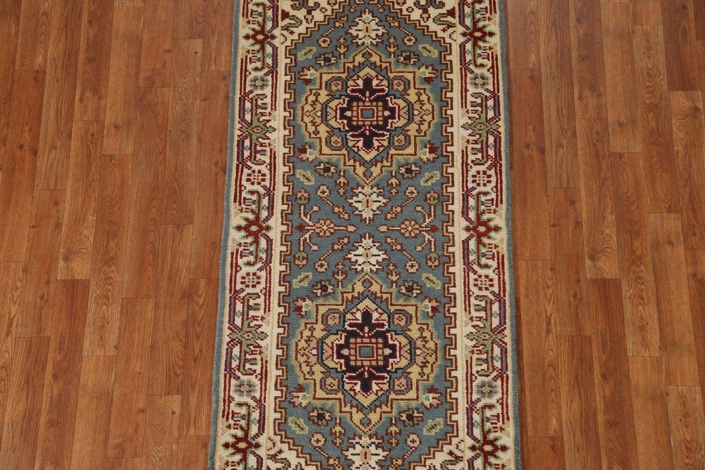 Handmade Heriz Serapi Runner Rug 2x6