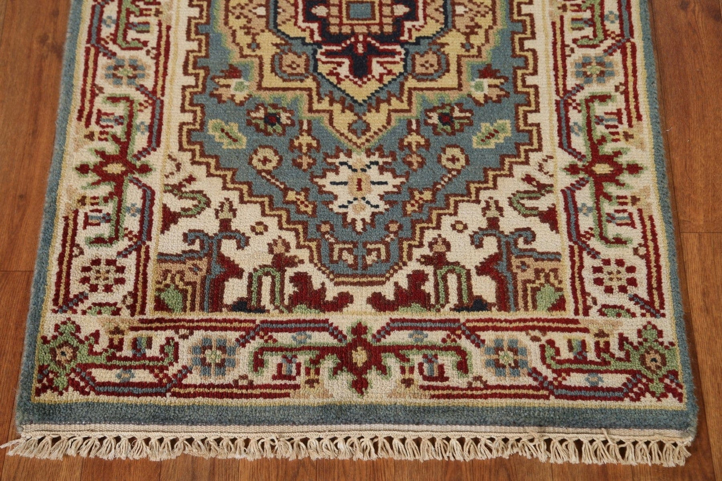 Handmade Heriz Serapi Runner Rug 2x6