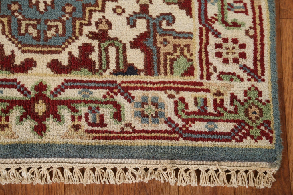 Handmade Heriz Serapi Runner Rug 2x6