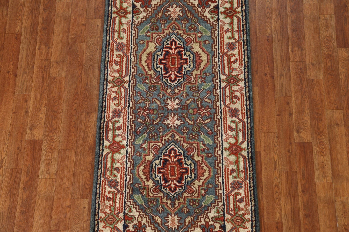 Handmade Wool Heriz Serapi Oriental Rug 3x6