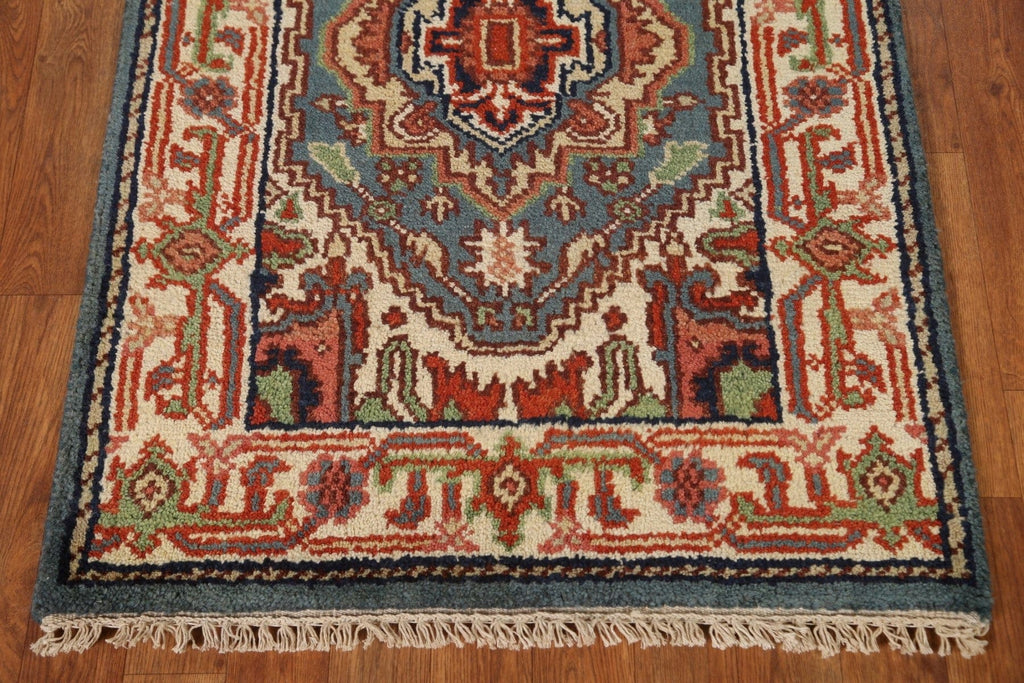 Handmade Wool Heriz Serapi Oriental Rug 3x6